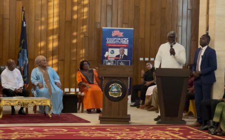 Presidential Envoy Urges Diaspora to Pass Liberian Culture to Their Children