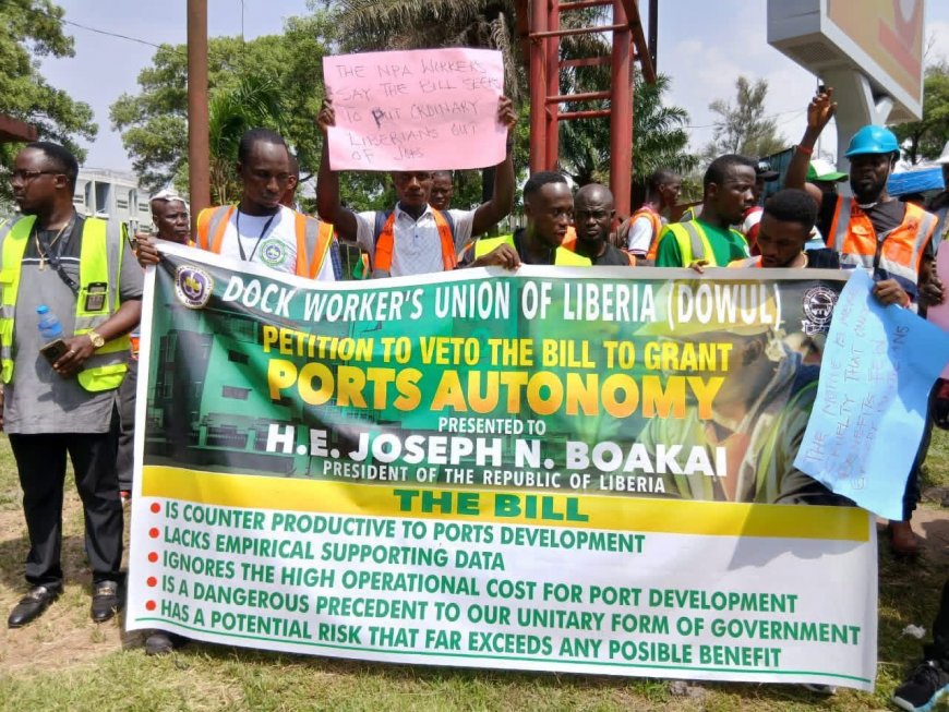 Dock Workers Union Urges President to Veto Port Autonomy Bill, Citing Risks to Development and Governance