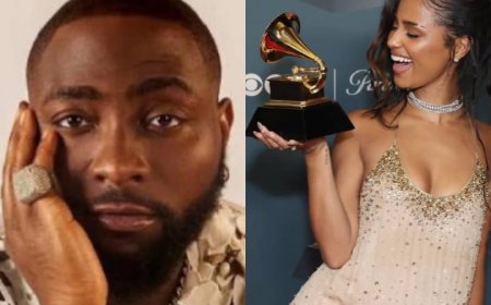 Nigerians Upset as Davido Lost Second Grammy Award to South African Star Signer Tyla
