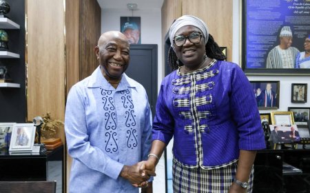 ‎Senator Varpilah Leads Engagement for Sports Academy in Grand Cape Mount