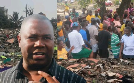 Unity Party Chairman Urges Justice for Saye Town Demolition Victims