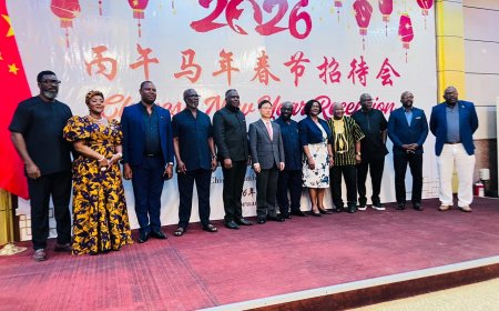 Chinese Ambassador Yin Chengwu Highlights China Liberia Ties at Spring Festival Reception