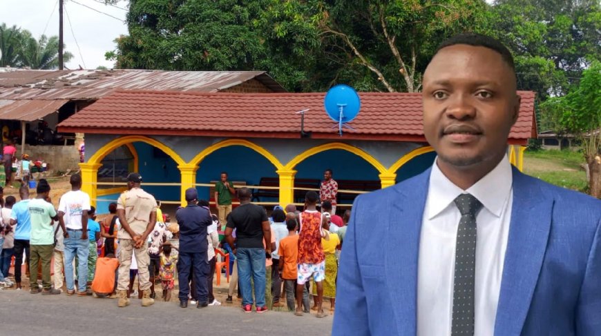 “Our People Deserve Better” — Activist Kollie Dedicates Multi-purpose Bus Stop in Bomi