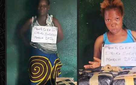 LDEA Nets Two Women, Seizes 60 Plates of Marijuana in River Gee Operation