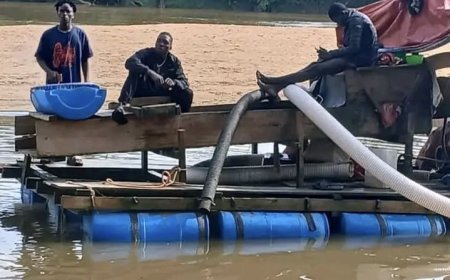 Illegal Mining Under Cestos Bridge Halted as Government Confiscates Five Dredges