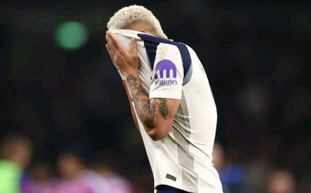 Tottenham’s Season Unravels as Club Drops to 16th in Premier League