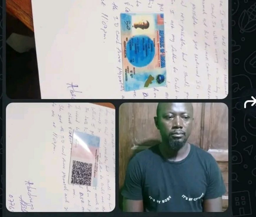 Margibi Police Arrest Man for Allegedly Producing Fraudulent National ID Cards in Weala ‎