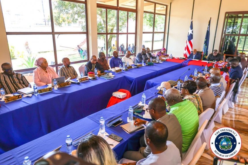 Liberia Must Benefit from Its Resources-President Boakai Tells Cabinet