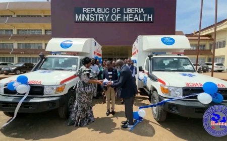 WHO Boosts Liberia's Emergency Healthcare Response with Supply of Assorted Equipment