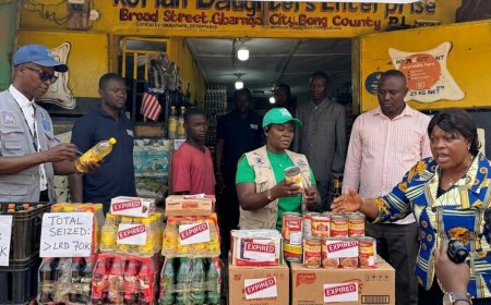 Commerce Ministry Seizes Over LD$70K Unwholesome Goods in Bong County