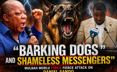 “‘Barking Dogs’ and ‘Shameless Messengers’: Mulbah Morlu Fires Fierce Attack on Daniel Sando”