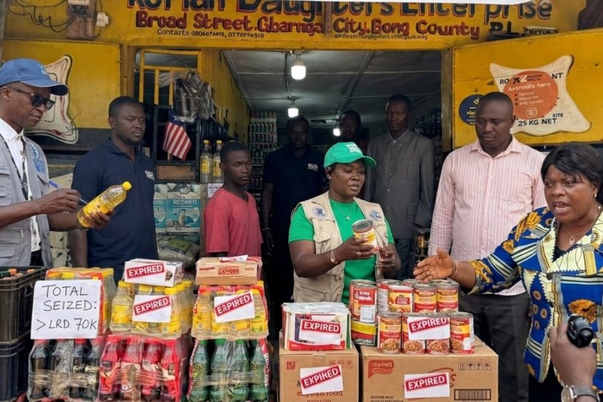 Commerce Ministry Seizes Over LD$70K Unwholesome Goods in Bong County