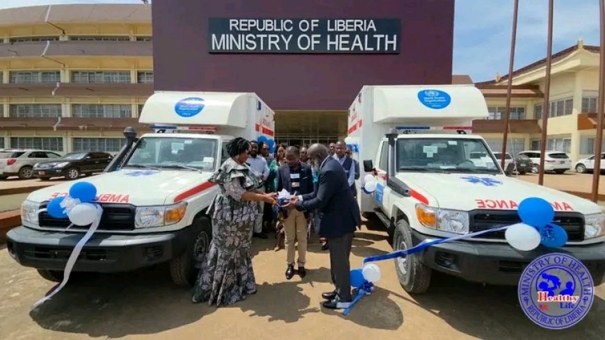 WHO Boosts Liberia's Emergency Healthcare Response with Supply of Assorted Equipment
