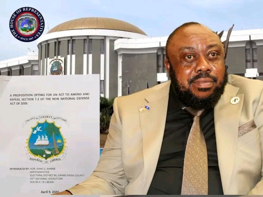 “Open the Barracks to More Liberians” — Rep. Bannie Pushes Bold Reform to Expand AFL Recruitment