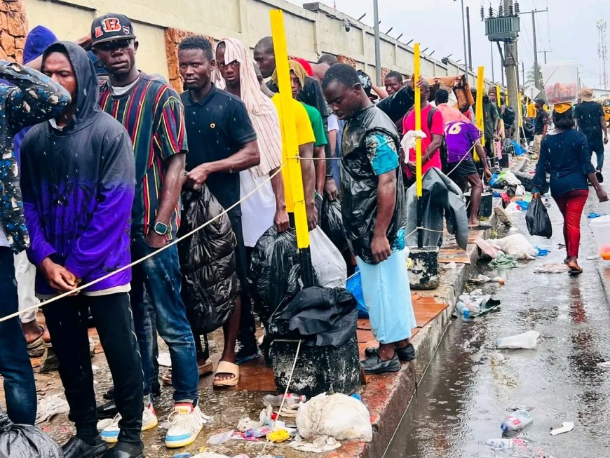 Soaked but Unshaken in Patriotism: Liberians Stand in Torrential Rain for AFL Recruitment Drive