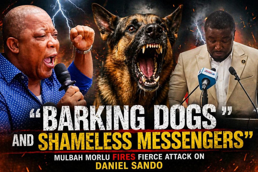 “‘Barking Dogs’ and ‘Shameless Messengers’: Mulbah Morlu Fires Fierce Attack on Daniel Sando”