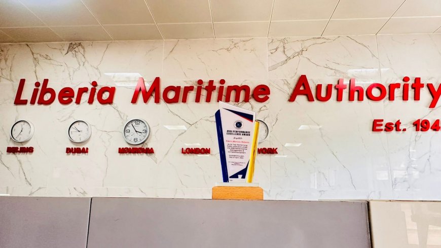 Liberia Maritime Authority Tops National Revenue Chart, Wins Highest Tax Remittance Award