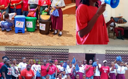 Breaking Menstrual Myths: Young Women Lead Menstrual Hygiene Campaign in Kakata