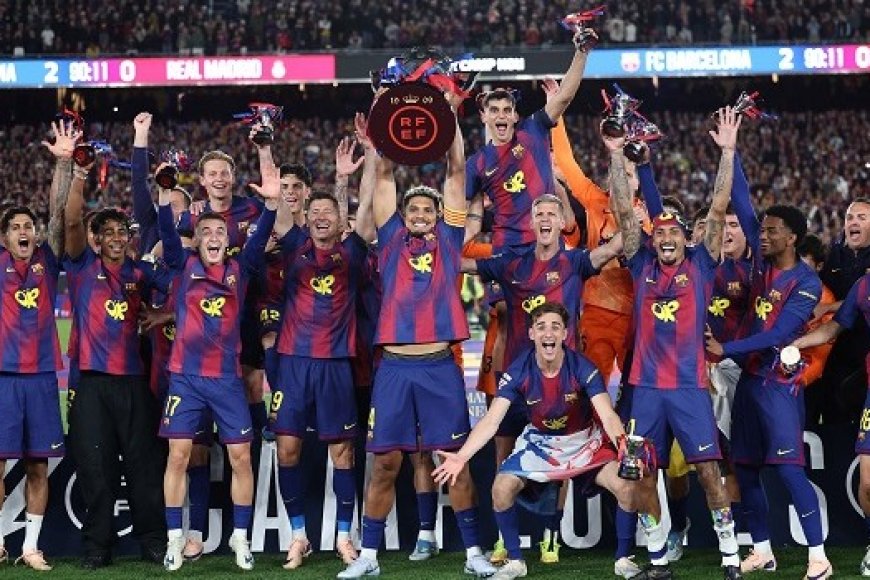 Barcelona Crowned 2025/2026 La Liga Champions After Crucial Win against Arch-rivals