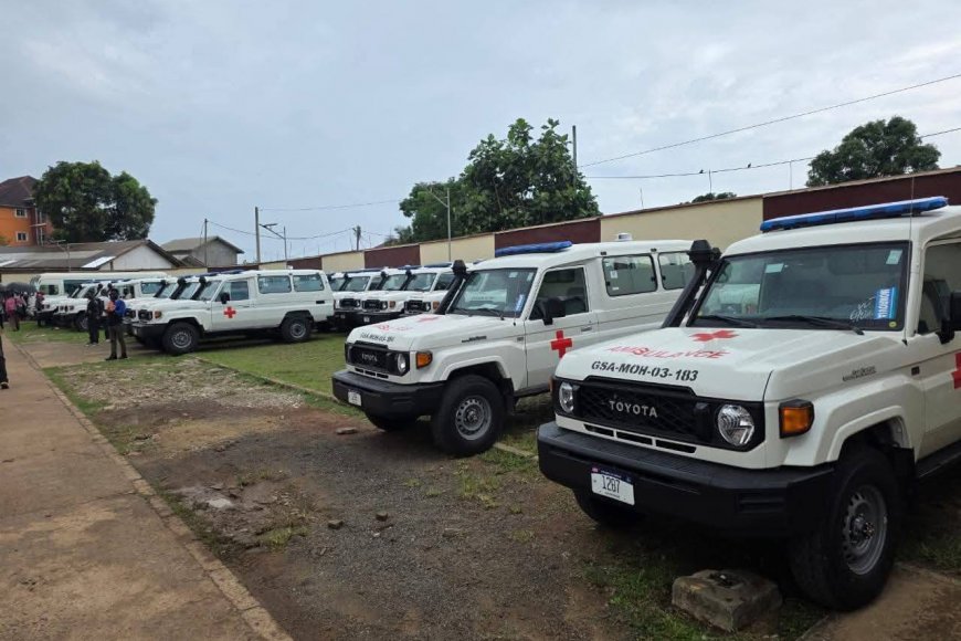 MOH Receives 25 Ambulances to Strengthen Maternal Healthcare and Emergency Response