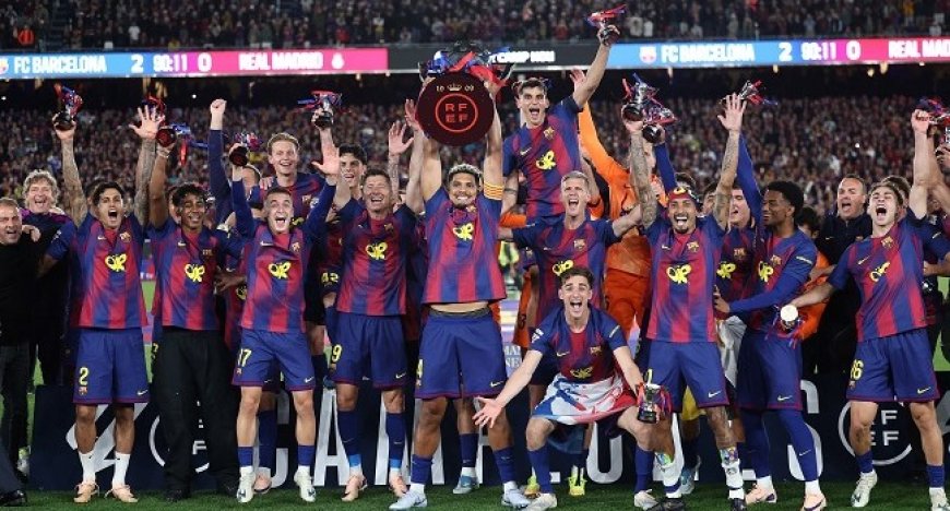 Barcelona Crowned 2025/2026 La Liga Champions After Crucial Win against Arch-rivals