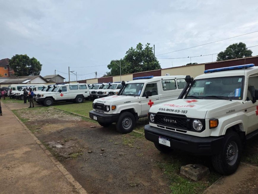 MOH Receives 25 Ambulances to Strengthen Maternal Healthcare and Emergency Response
