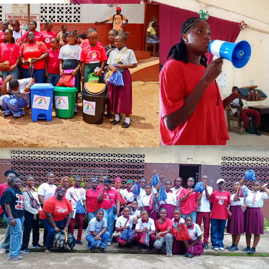 Breaking Menstrual Myths: Young Women Lead Menstrual Hygiene Campaign in Kakata
