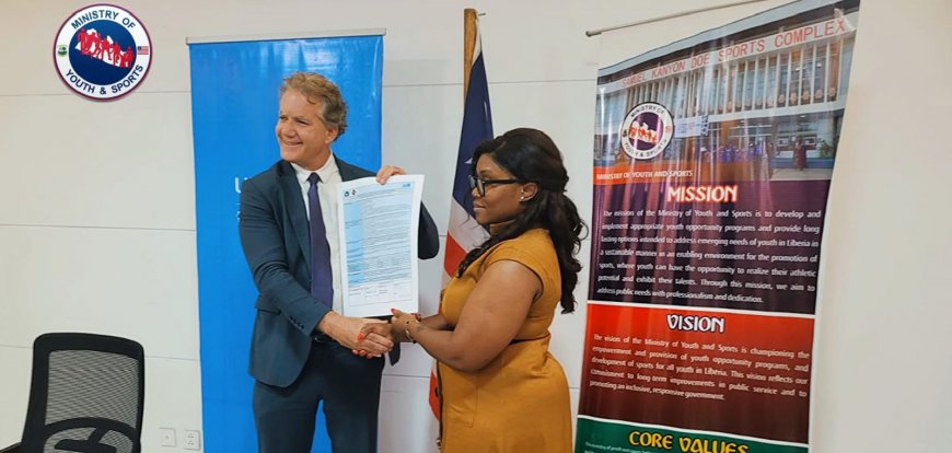 Youth & Sports Ministry, UNICEF Strengthen Partnership to Support Adolescent Girls in Liberia