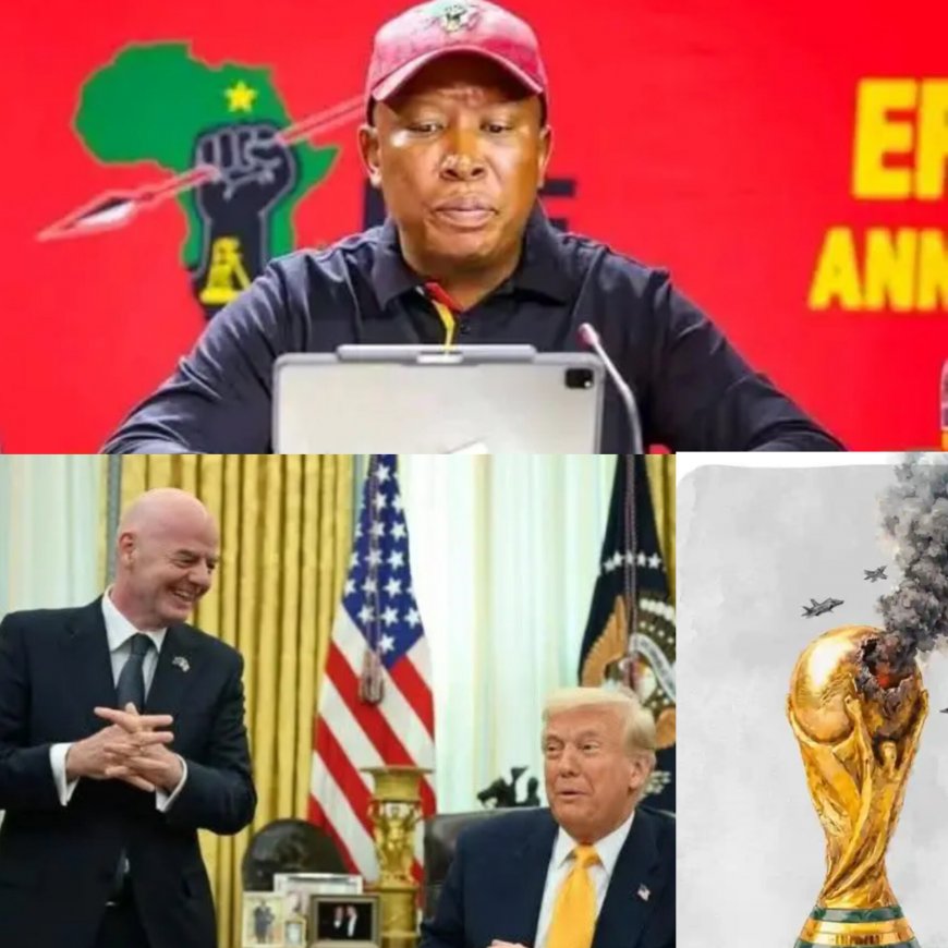United States Faces Backlash as Malema Claims “FIFA Has Already Failed” Over Alleged 2026 World Cup Visa and Security Discrimination Controversy