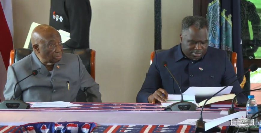 President Boakai Calls on Ministers to Invest in Agriculture at 7th Cabinet Meeting