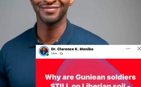 Moniba Challenges Boakai's Silence: Why Are Guinean Soldiers Still on Liberian Soil?