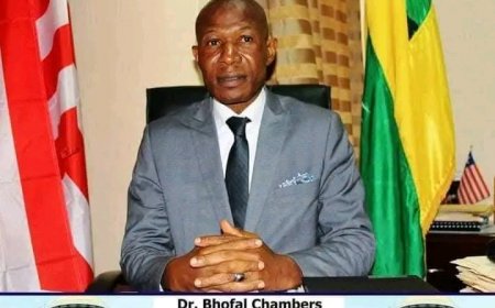 "Bring Back the Death Penalty for Drug Traffickers" Former Speaker Bhofal Chambers Sparks National Debate Amid Liberia's Cocaine Crisis