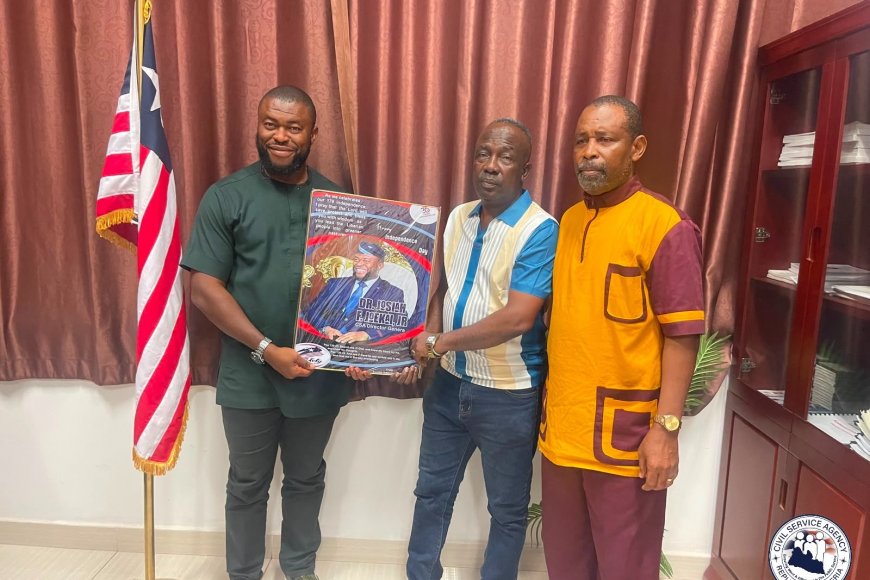 Senate Chaplain Honors CSA Director-General Dr. Josiah Joekai