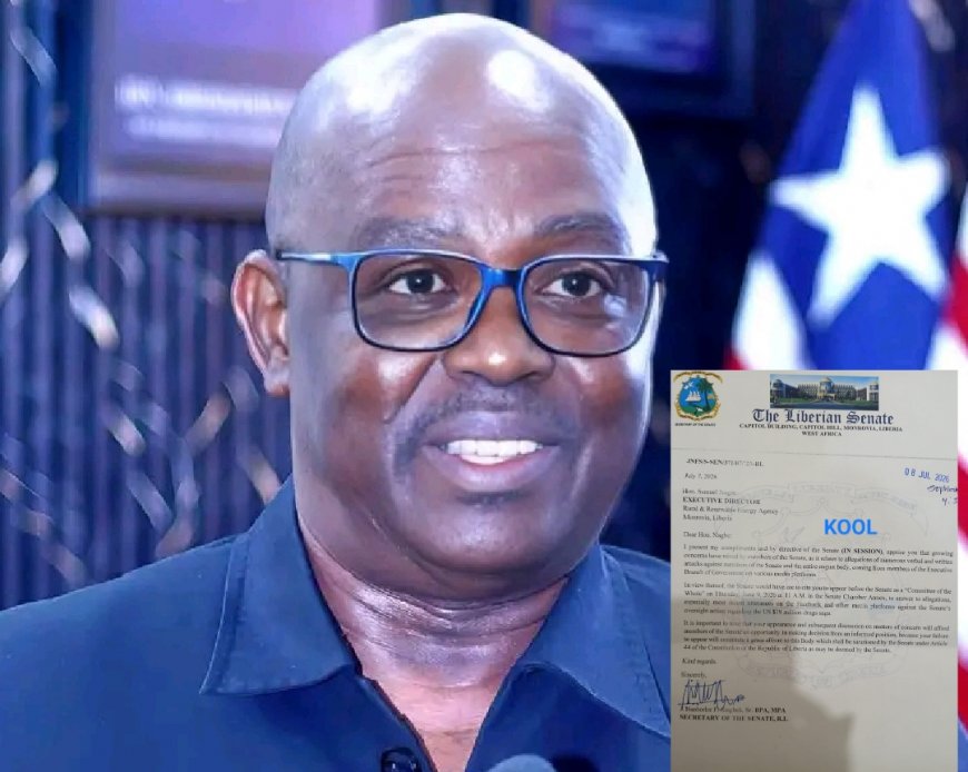 RREA Boss Nagbe in Hot Water Over Controversial Comments Against Lawmakers in US$19.2M Drug Probe