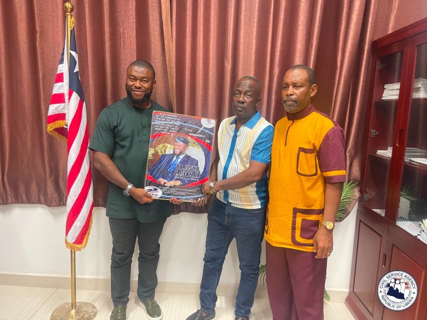 Senate Chaplain Honors CSA Director-General Dr. Josiah Joekai