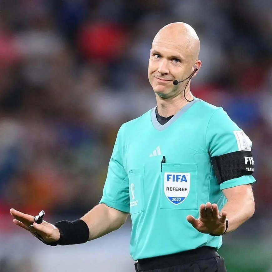 "A Whistle Falls Silent: Anthony Taylor Retires After Two Decades at the Heart of World Football"