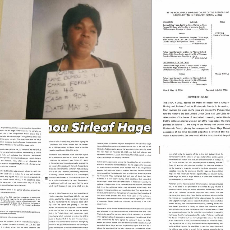 "Supreme Court Rejects Hage Family's Prohibition Petition, Orders Lower Court to Continue Fraud-in-Title Case"