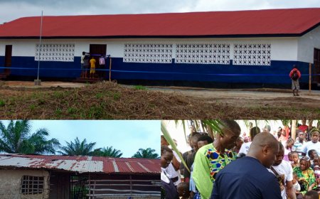 No More Mud-Classroom Struggle: Rep. Wongbe Brings New Hope To Volay School children