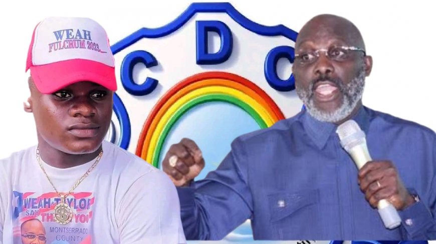 Former CDC Supporter Lashes Weah's 2029 Presidential Bid