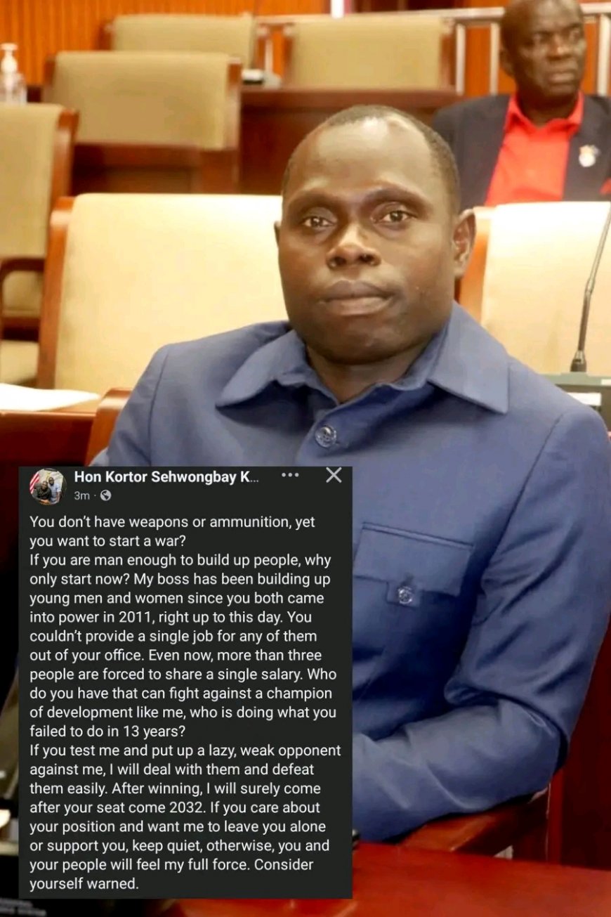 “You Want to Start a War?” Kwagrue Issues Explosive Warning to Unnamed Political Rival