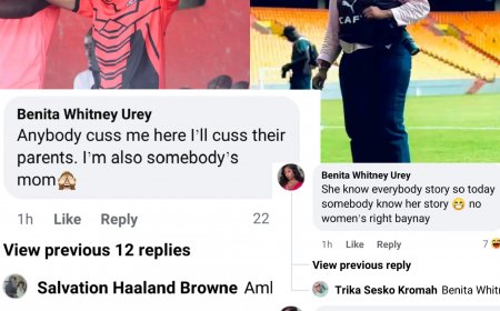 “Anybody Cus Me Here, I’ll Cus Their Parents”  Benita Urey Fires Warning Amid Female Journalist Controversy