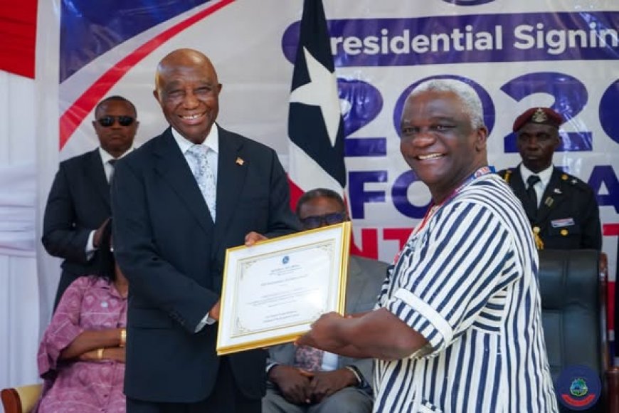 “It Comes From the Hard Work of Commissioner General Jallah and His Team” — Boakai