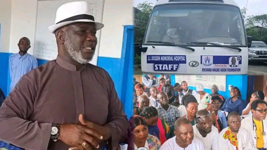 Koon Relieves Transportation Burden for G/Gedeh Tubman Hospital Health Workers
