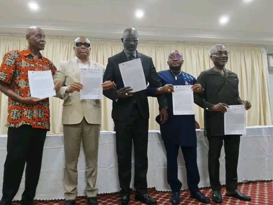 Weah, Cummings, Three Others Form Opposition Collaboration
