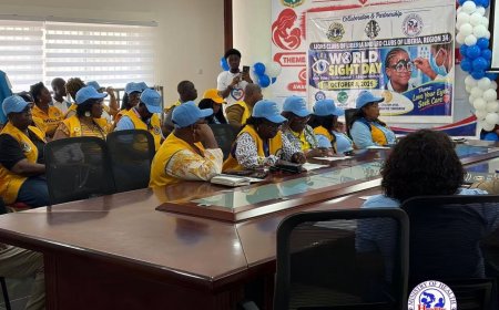 Liberia Urged to Invest in Eye Care as Experts Warn of Gaps in County Services
