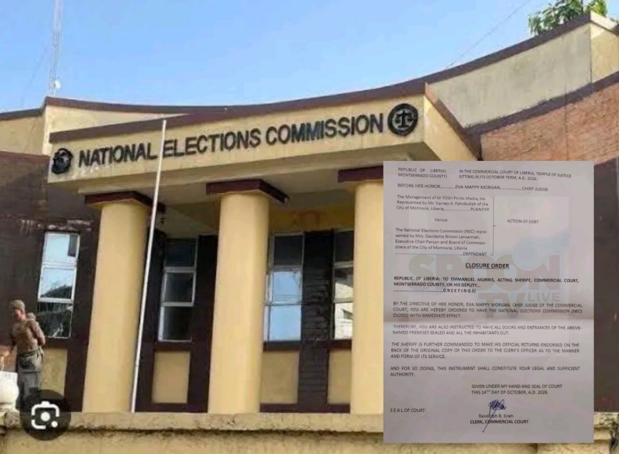 Court Orders Elections Commission Closure In Debt Case