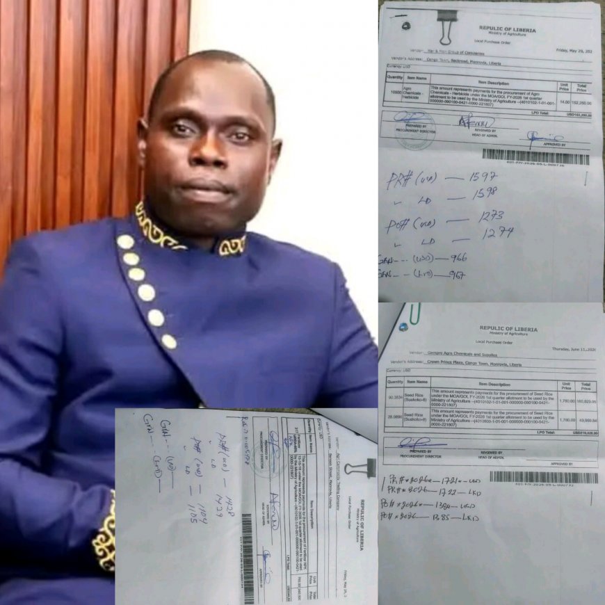 “Show Us Where the US$800,000 Agricultural Inputs Went” — Kwagrue Fires Back at Nuetah, Demands Independent Probe