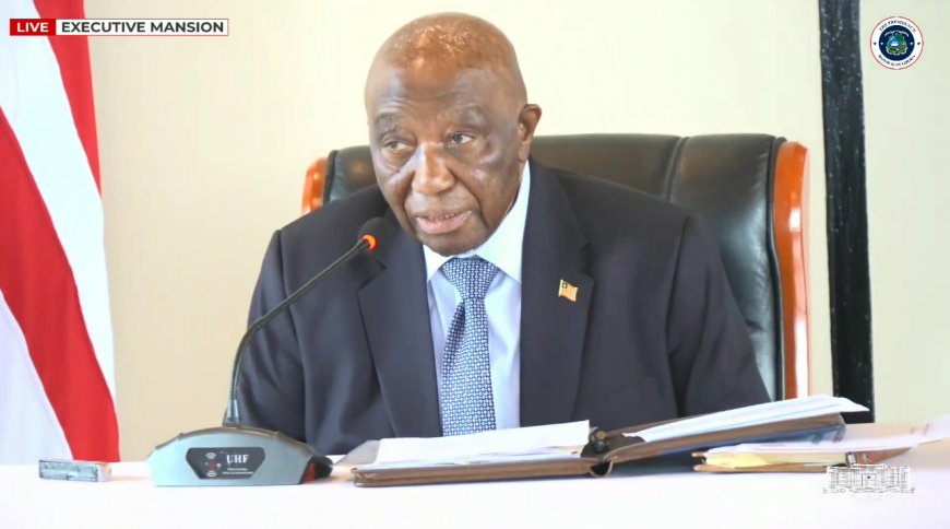 Gov't Is No Friendship Club’: Boakai Warns Poor Performers Will Be Replaced