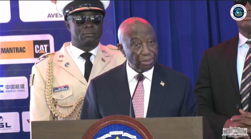 Boakai Says Liberia’s Gold Must Be Refined at Home Before Export